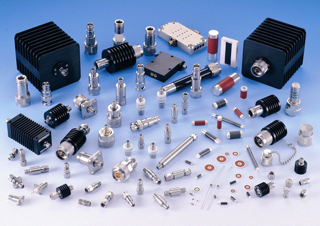 Stort antal RF och opto-komponenter